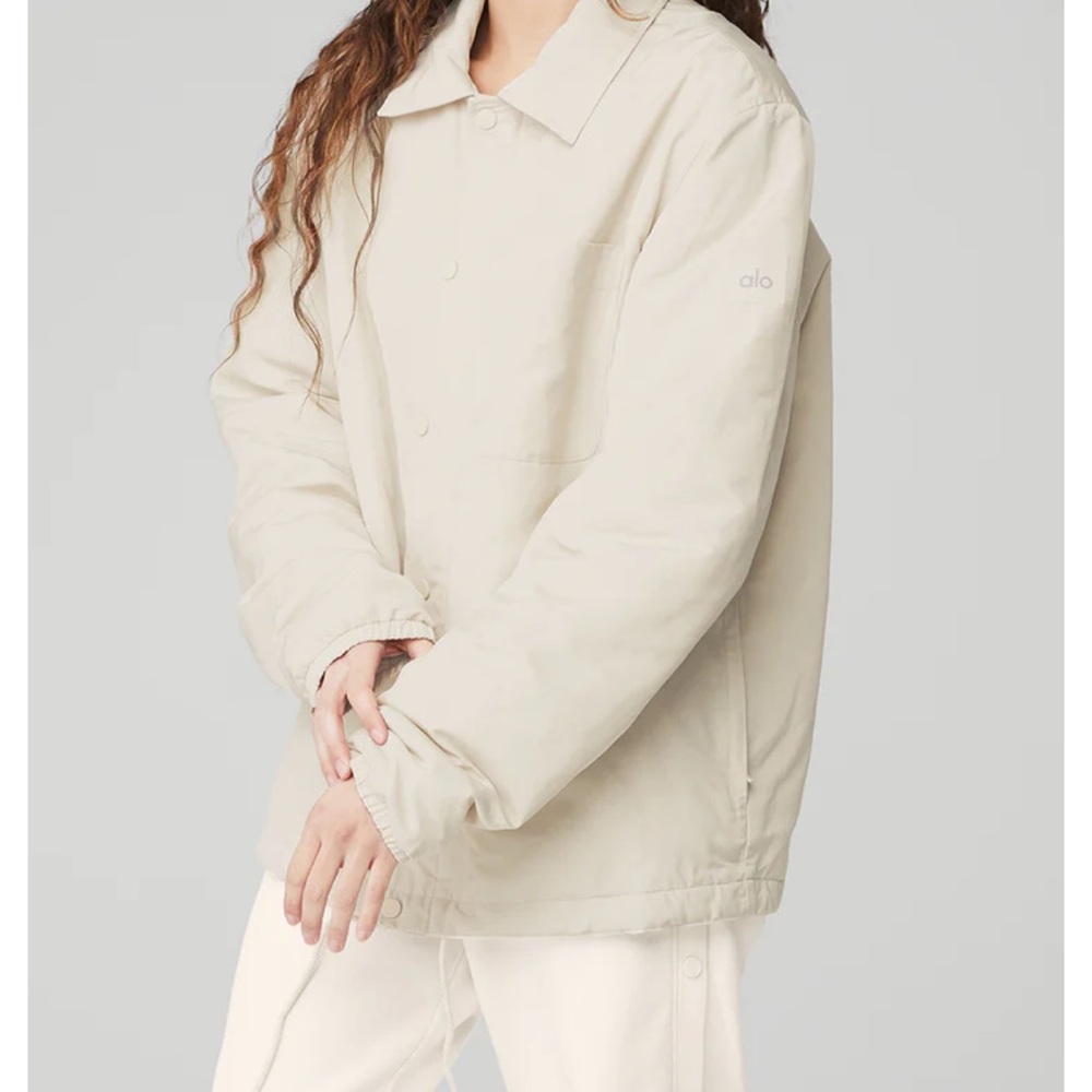 EUC alo yoga - Legend Jacket - color: bone - size XS - Picture 2 of 9